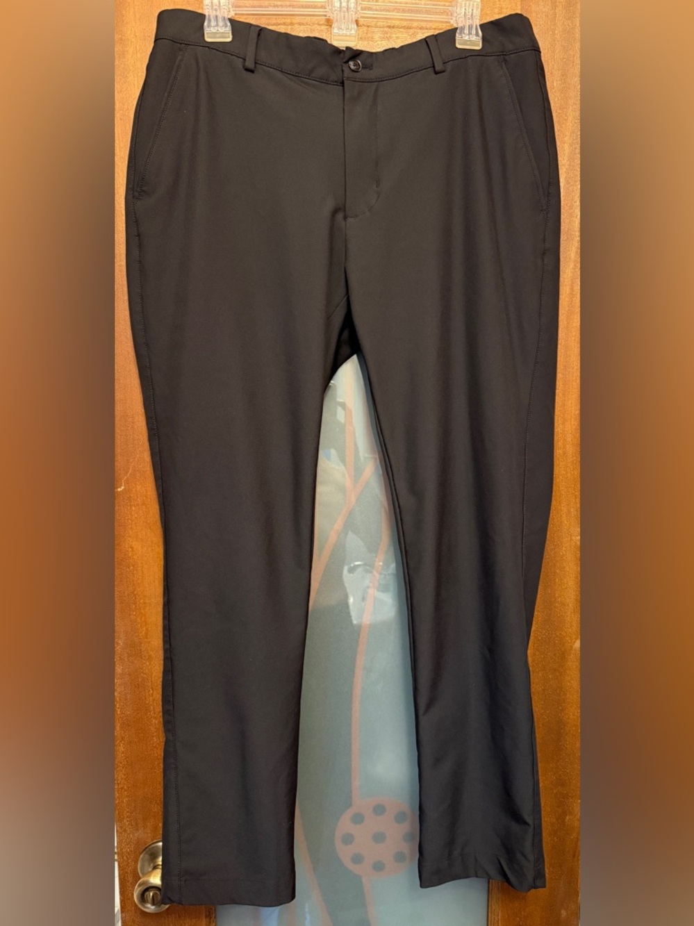 Greg Norman Men’s Black Comfort Stretch Golf Sports Exercise 34X30